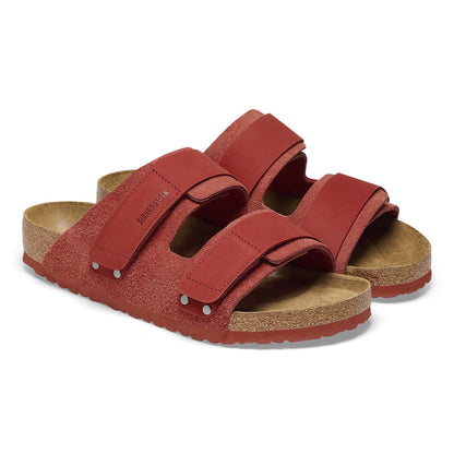 Uji Nubuck-Suede Leather in Color Sienna Red | Birkenstock