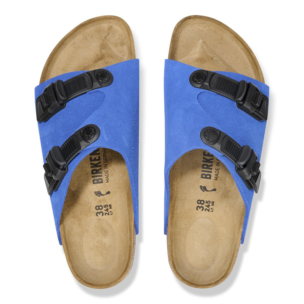 Zürich Tech Suede Leather in Color Ultra Blue | Birkenstock