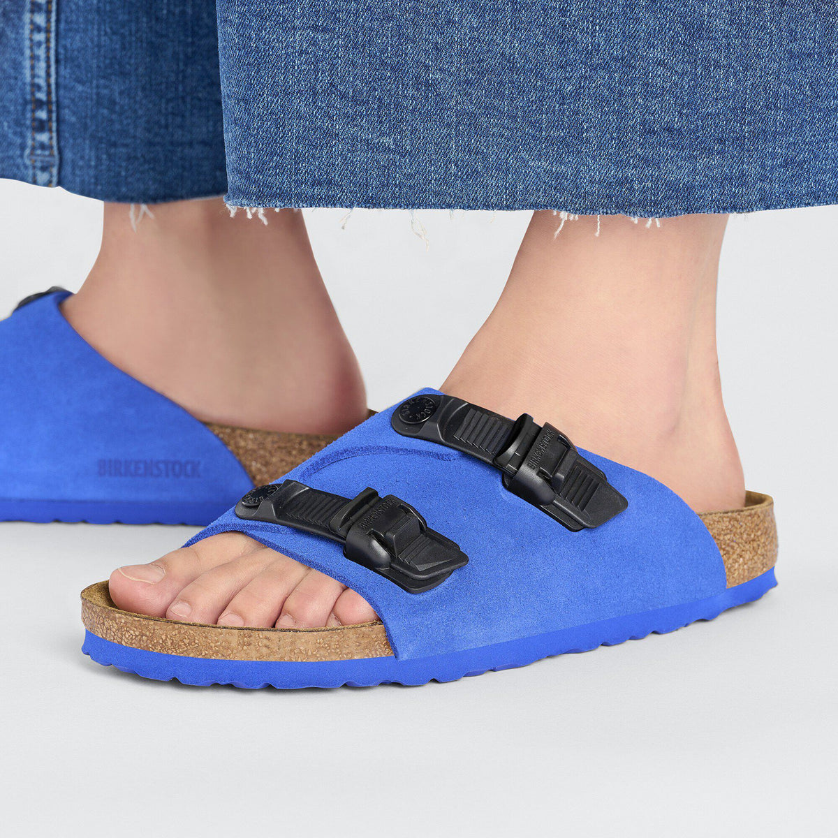 Zürich Tech Suede Leather in Color Ultra Blue | Birkenstock