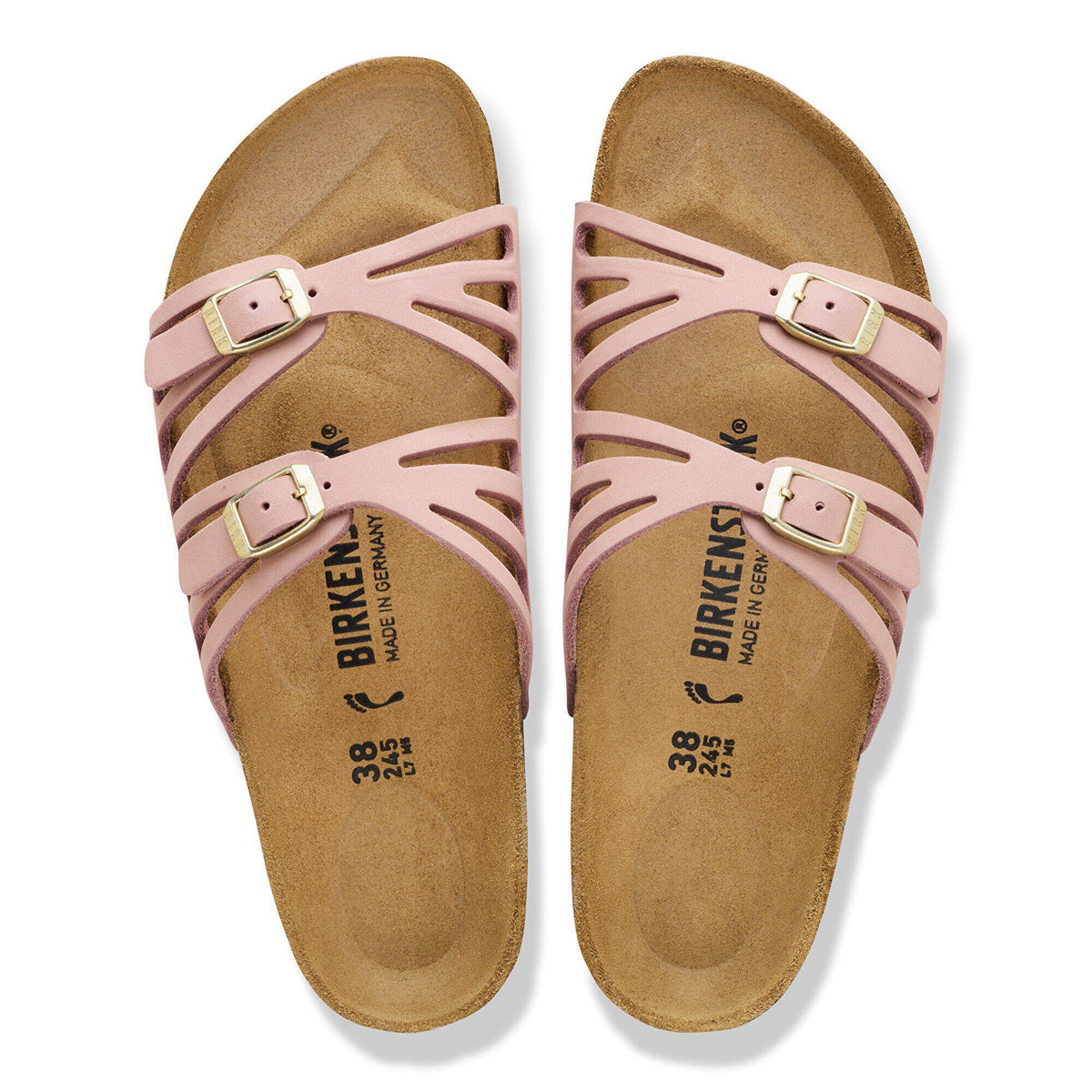 Granada Nubuck Leather in Color Soft Pink | Birkenstock