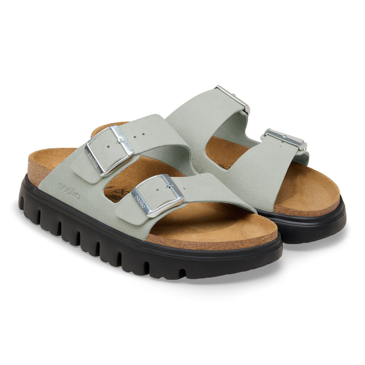 Arizona Chunky Suede Leather in Color Pure Sage | Birkenstock