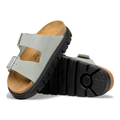 Arizona Chunky Suede Leather in Color Pure Sage | Birkenstock
