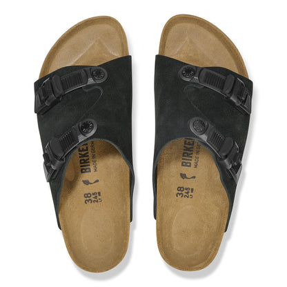 Zürich Tech Suede Leather in Color Black | Birkenstock