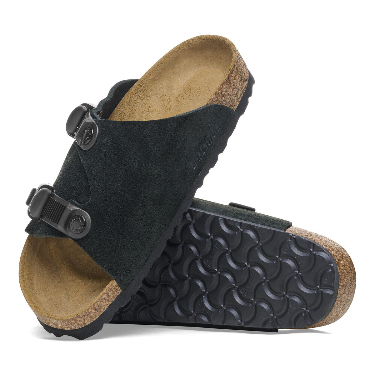Zürich Tech Suede Leather in Color Black | Birkenstock