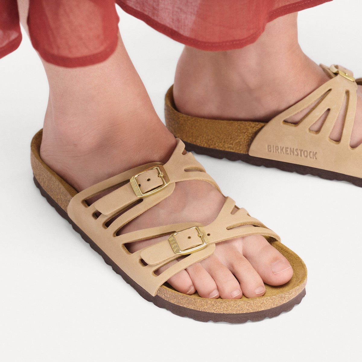 Granada Nubuck Leather in Color Sandcastle | Birkenstock