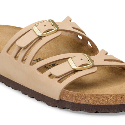 Granada Nubuck Leather in Color Sandcastle | Birkenstock