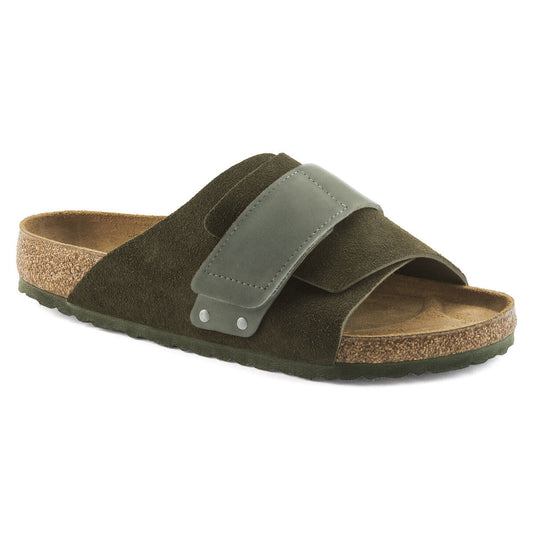 Kyoto Suede Leather in Color Thyme | Birkenstock
