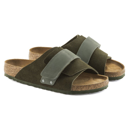 Kyoto Suede Leather in Color Thyme | Birkenstock