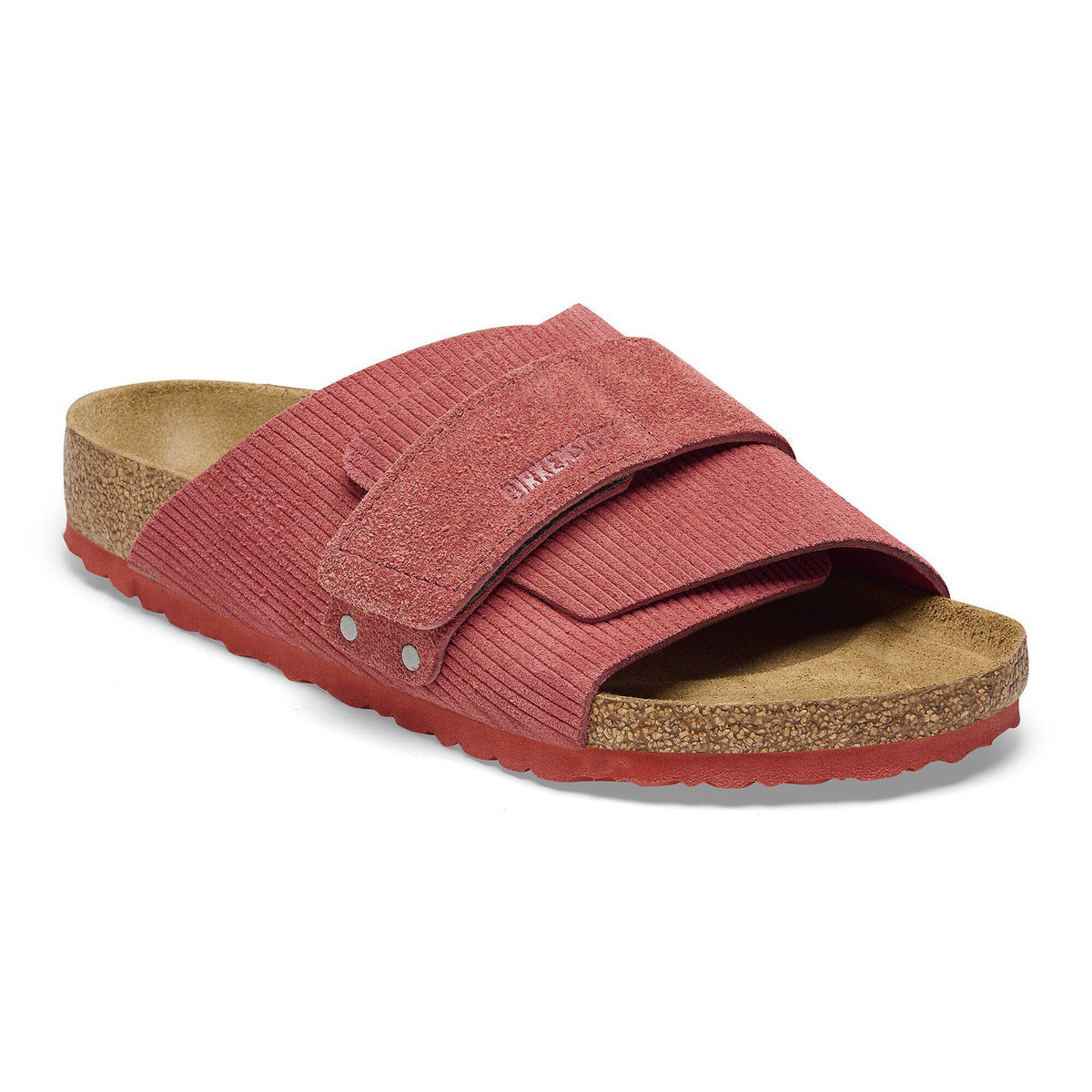 Kyoto Suede Embossed in Color Corduroy Sienna Red | Birkenstock