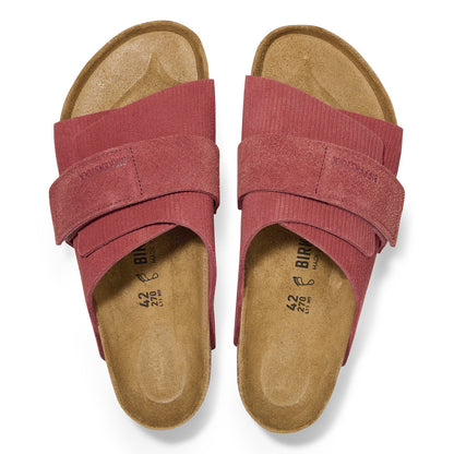 Kyoto Suede Embossed in Color Corduroy Sienna Red | Birkenstock