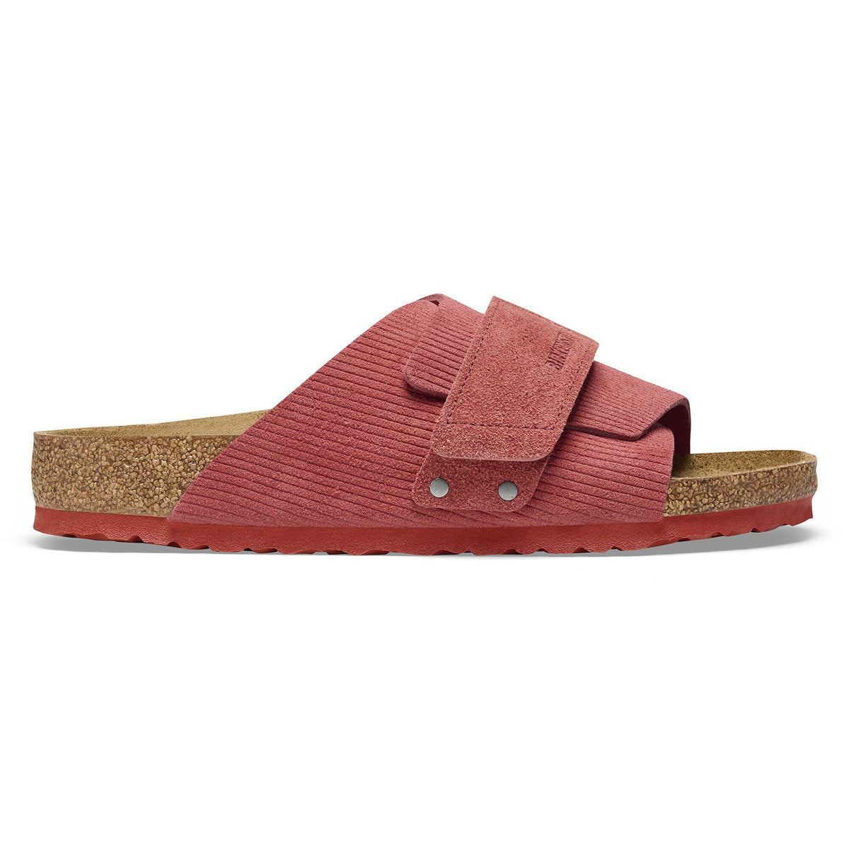 Kyoto Suede Embossed in Color Corduroy Sienna Red | Birkenstock