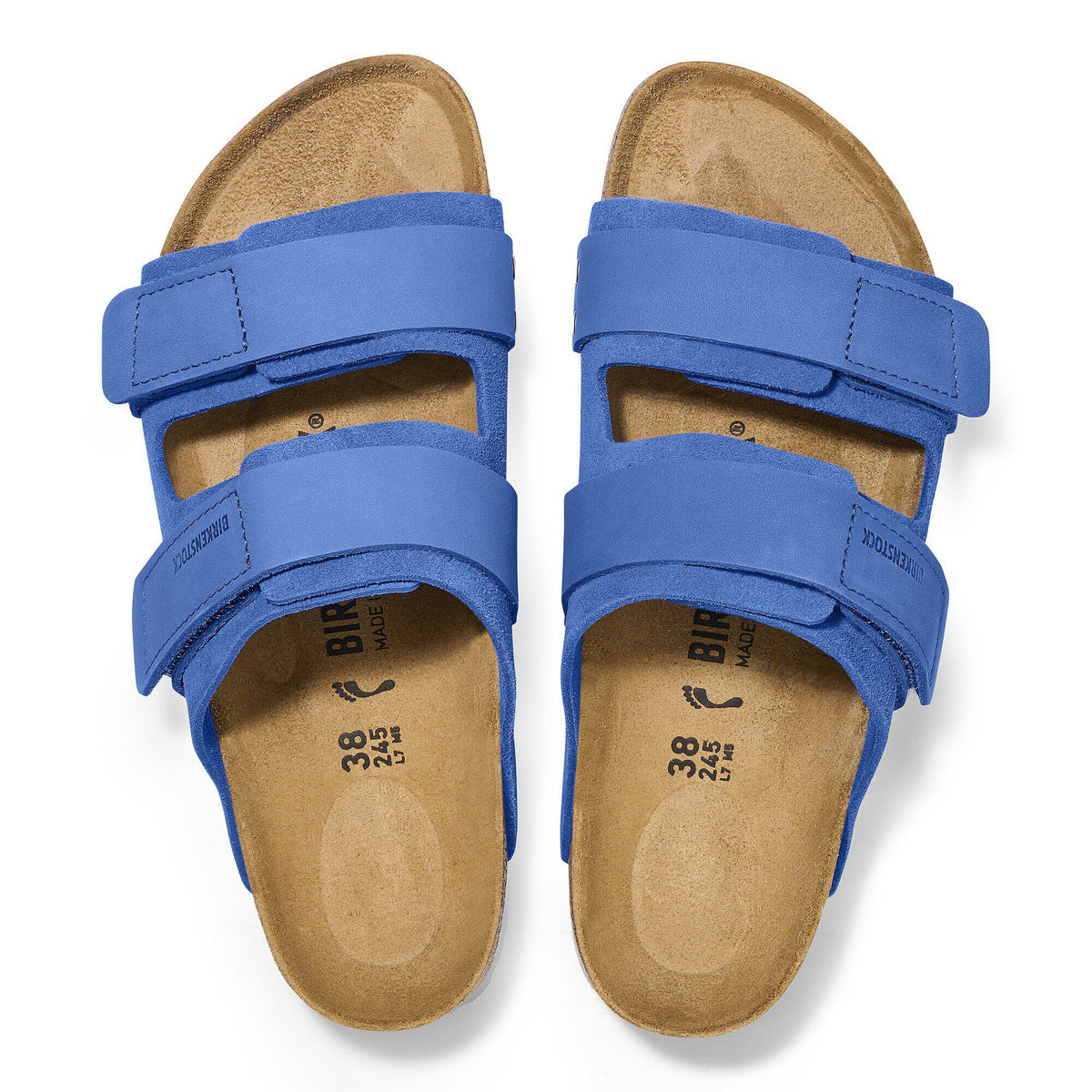 Uji Nubuck-Suede Leather in Color Ultra Blue | Birkenstock
