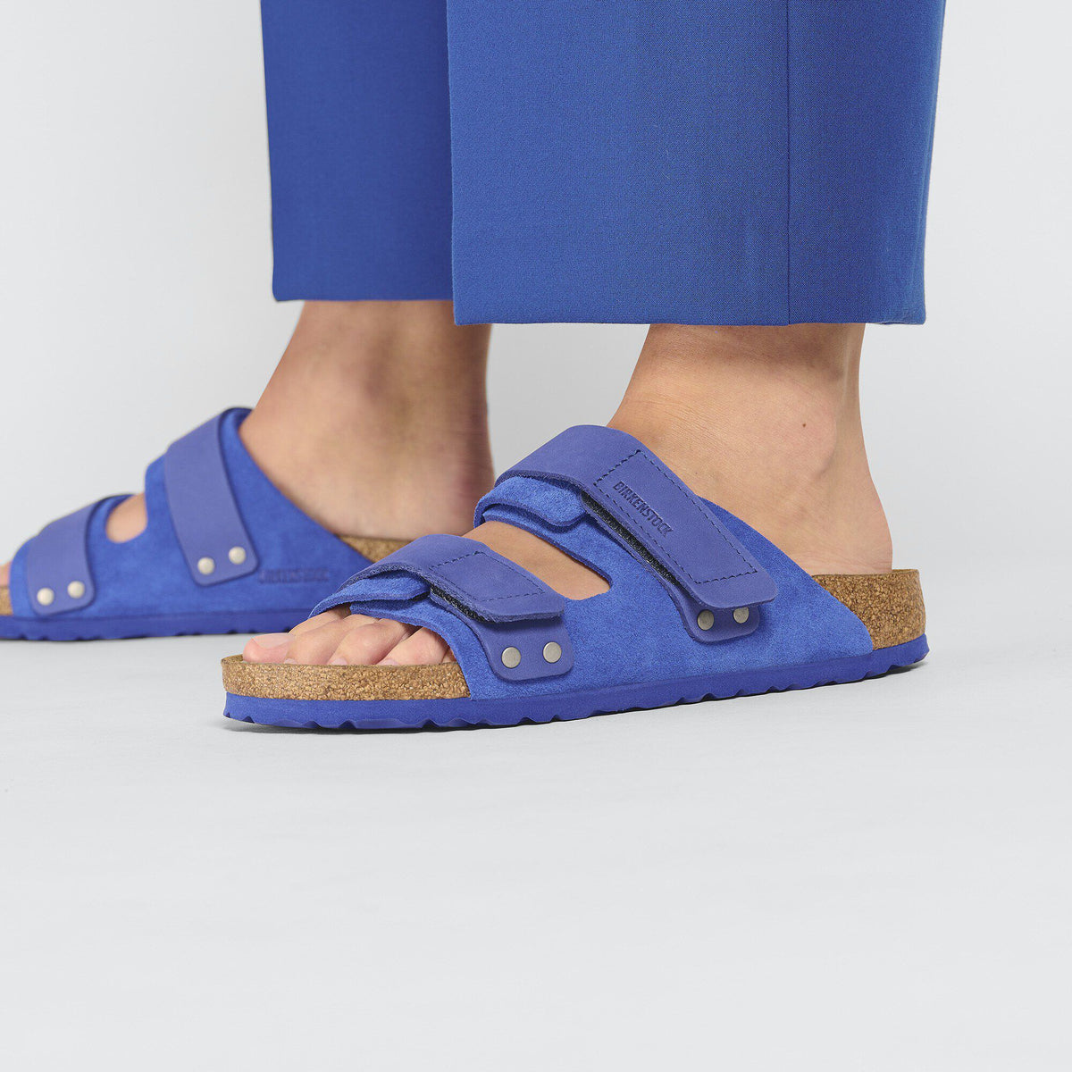 Uji Nubuck-Suede Leather in Color Ultra Blue | Birkenstock