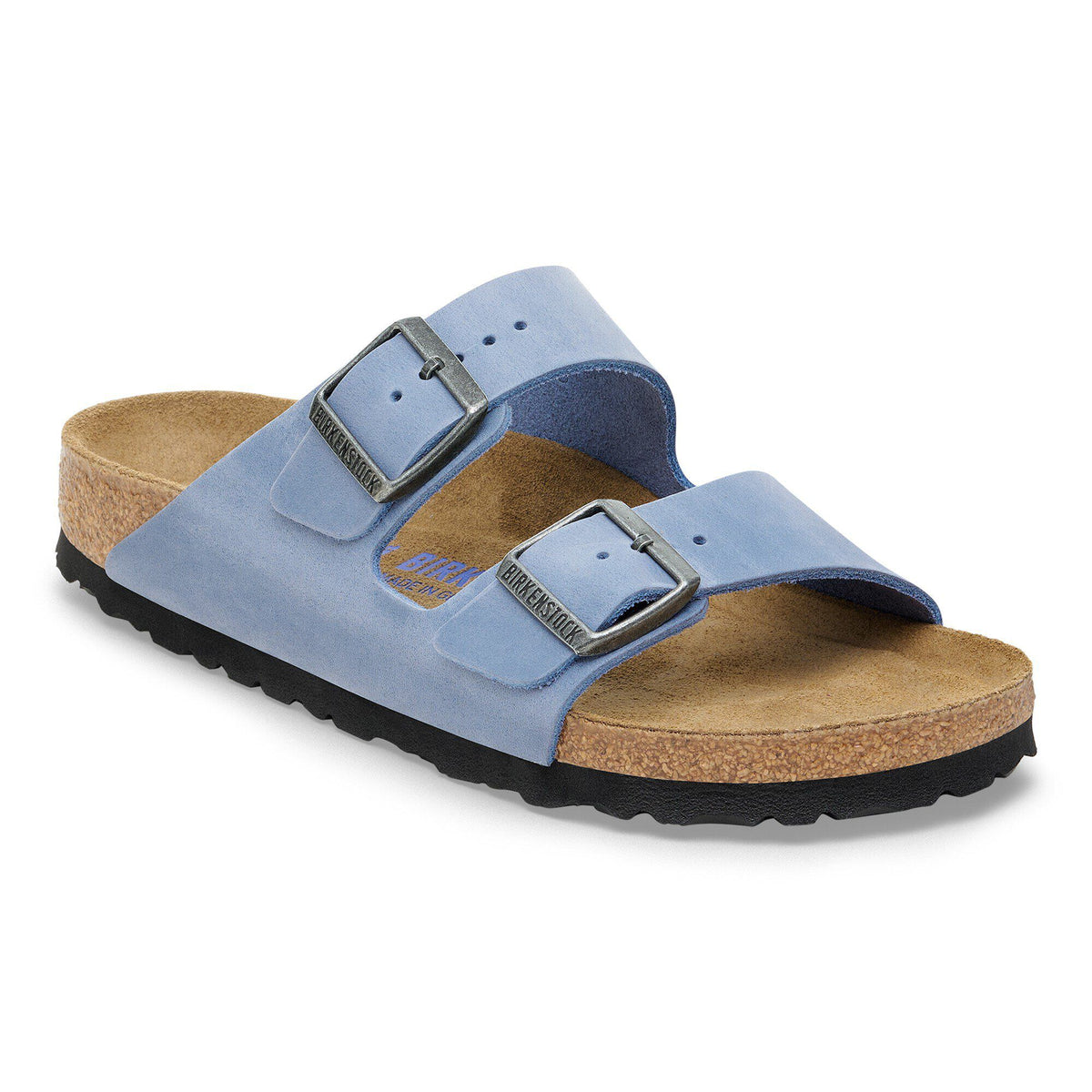 Arizona Soft Footbed Oiled Leather in Color Elemental Blue | Birkenstock