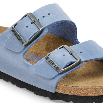 Arizona Soft Footbed Oiled Leather in Color Elemental Blue | Birkenstock