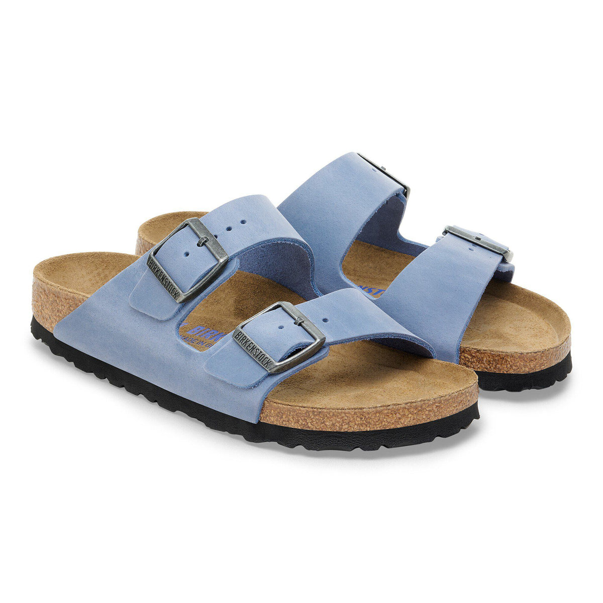 Arizona Soft Footbed Oiled Leather in Color Elemental Blue | Birkenstock