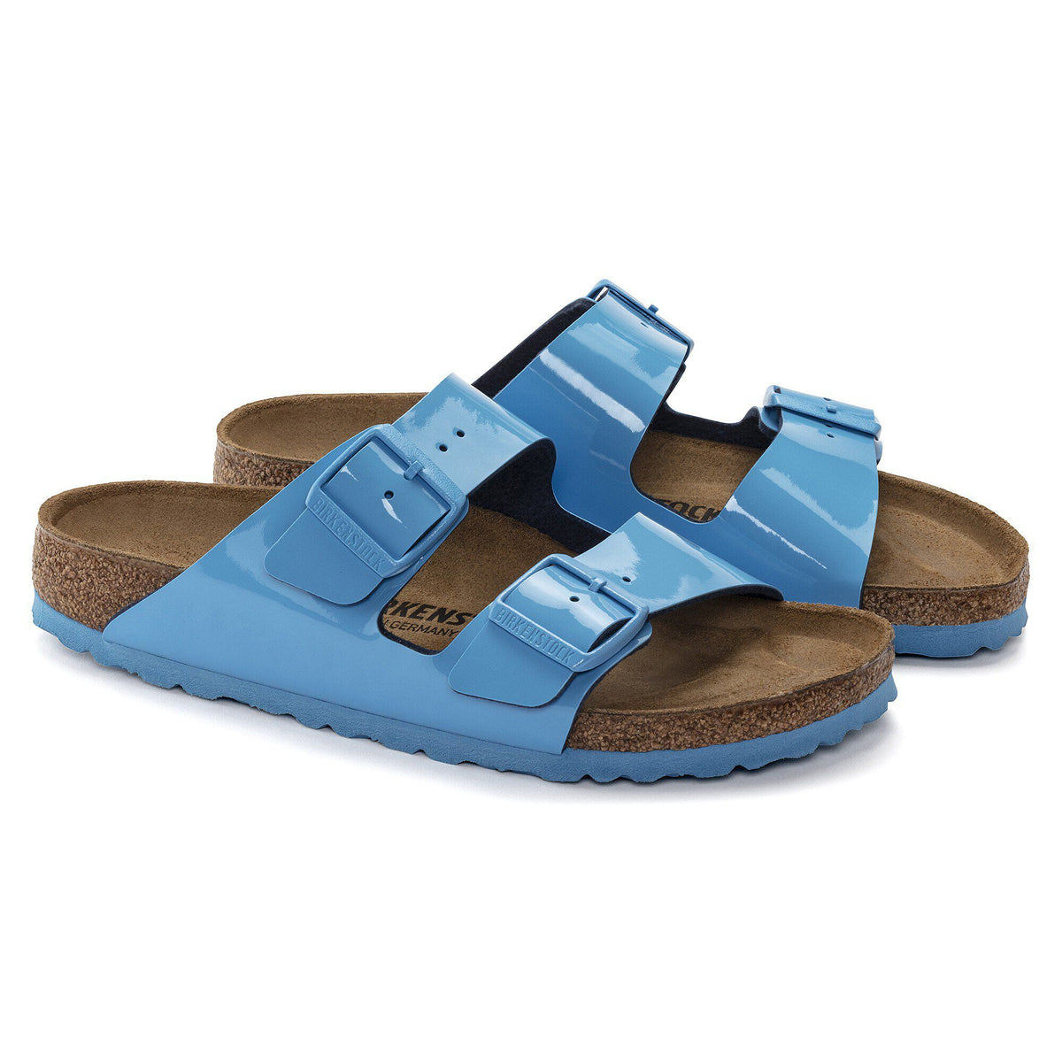 Arizona Birko-Flor Patent in Color Patent Sky Blue | Birkenstock