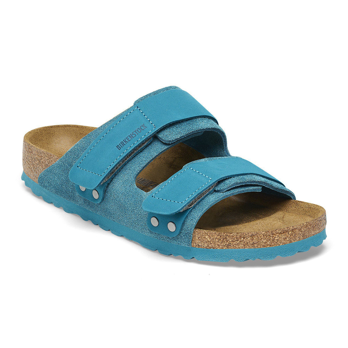 Uji Nubuck-Suede Leather in Color Deep Turquoise | Birkenstock