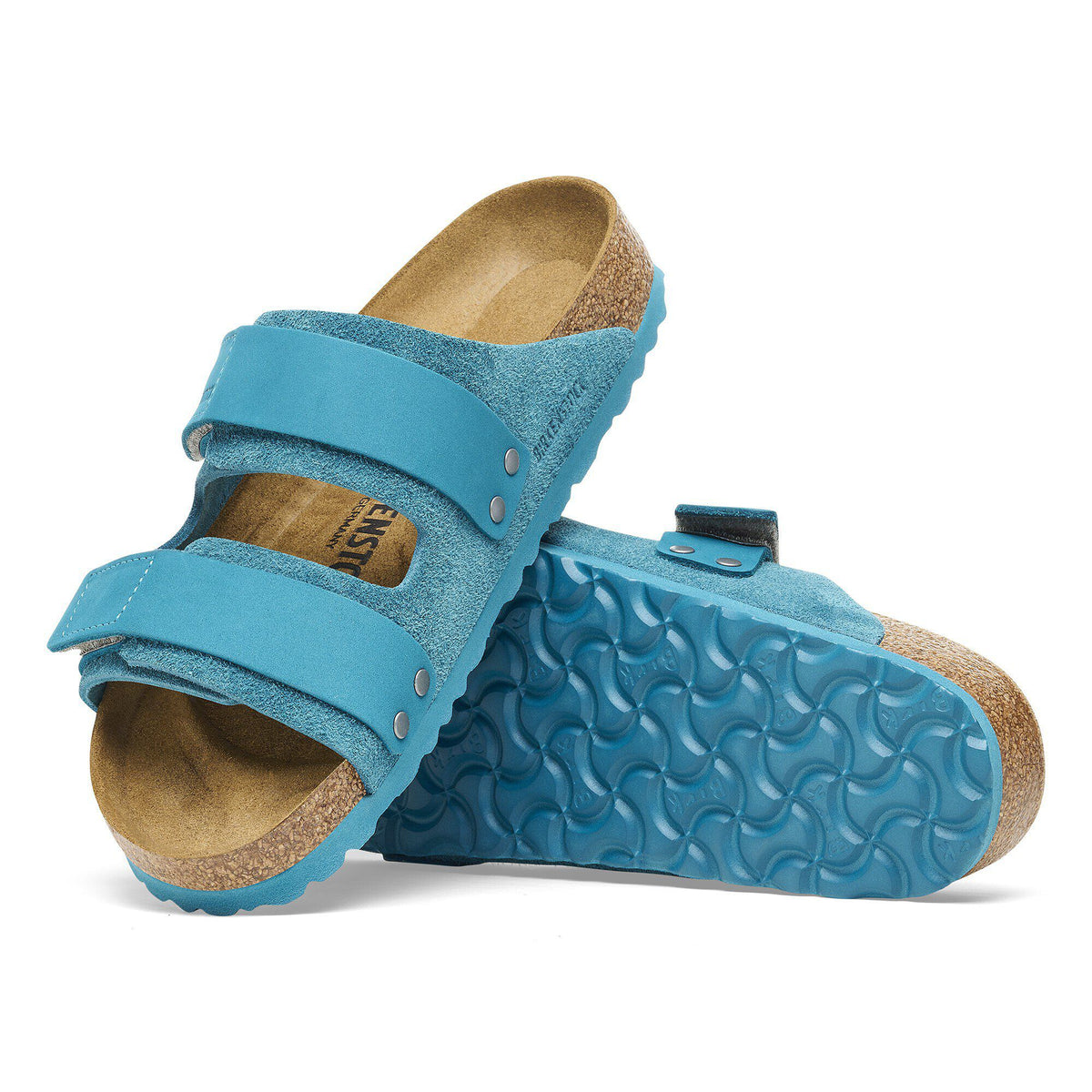 Uji Nubuck-Suede Leather in Color Deep Turquoise | Birkenstock