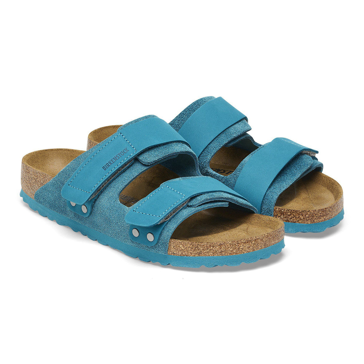 Uji Nubuck-Suede Leather in Color Deep Turquoise | Birkenstock