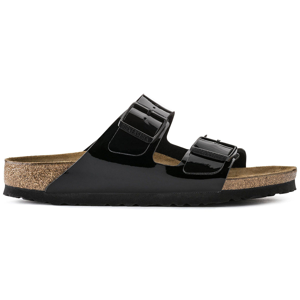 Arizona Birko-Flor Patent in Color Black Patent | Birkenstock