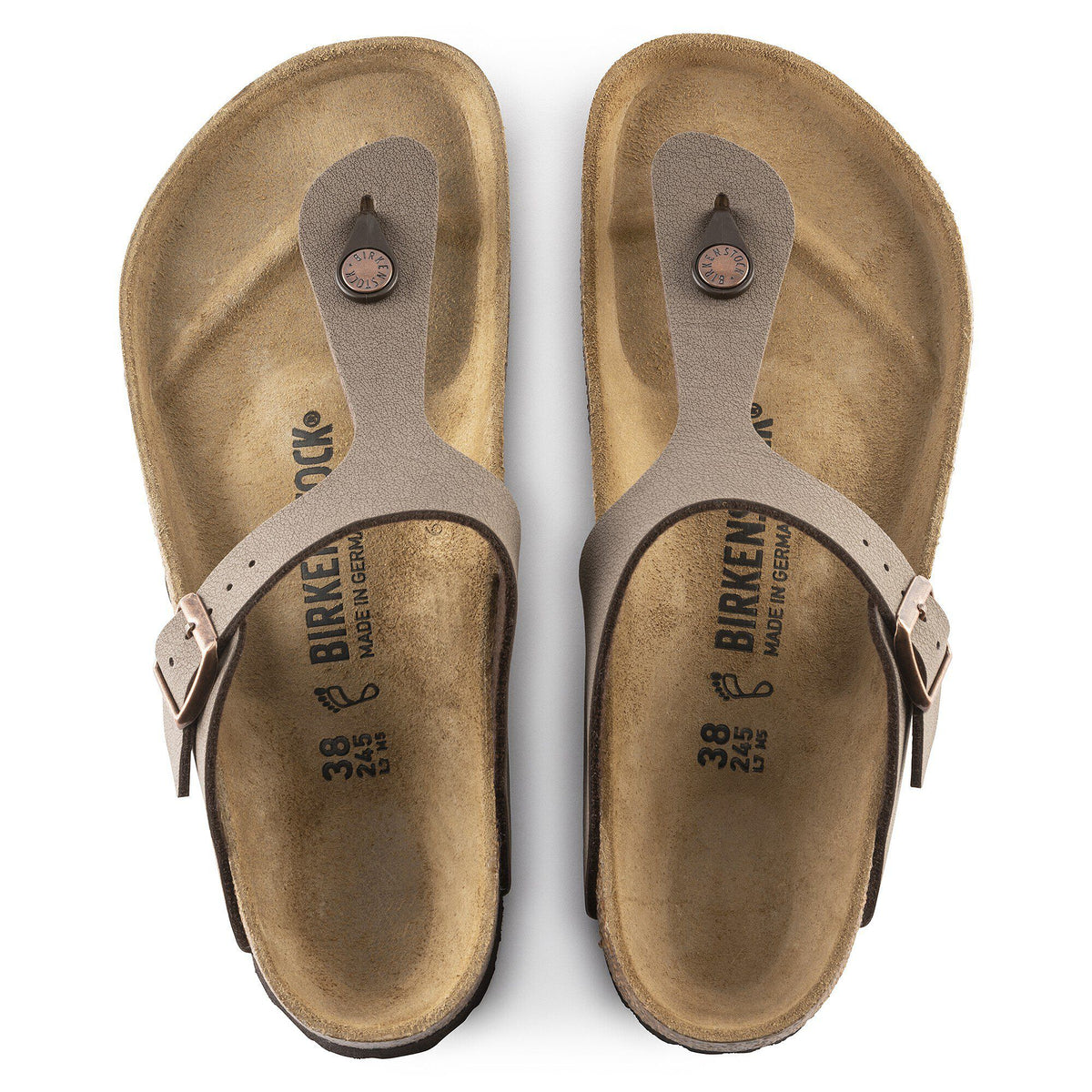 Gizeh Birkibuc in Color Mocha | Birkenstock