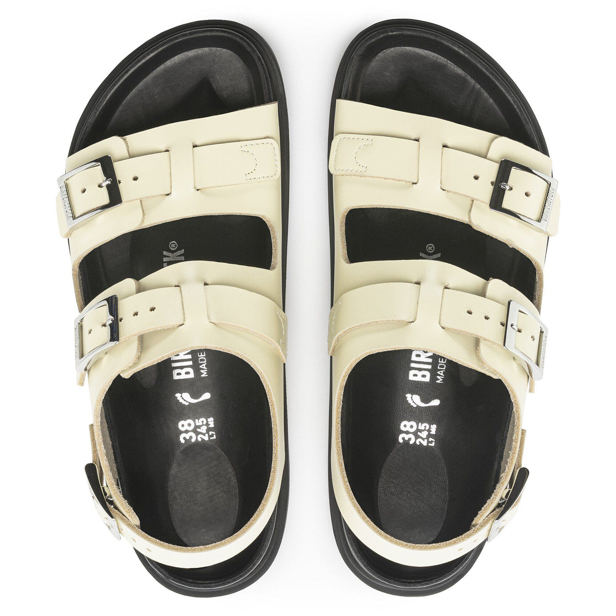 Cannes Leather in Color Butter | Birkenstock