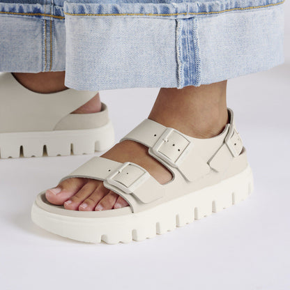 Milano Chunky Leather in Color Eggshell | Birkenstock