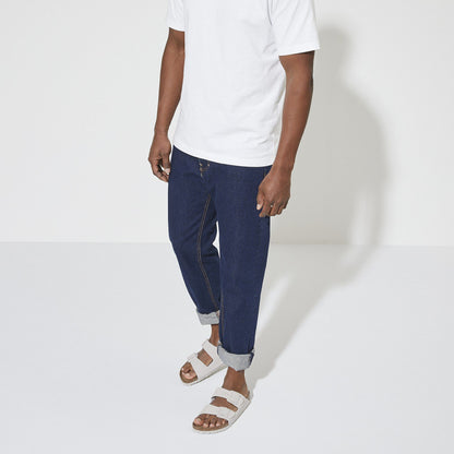 Arizona Soft Footbed Suede Leather in Color Antique White | Birkenstock