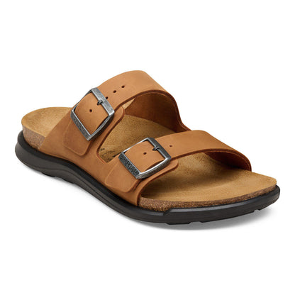 Arizona Crosstown Women Oiled Leather in Color Cognac | Birkenstock