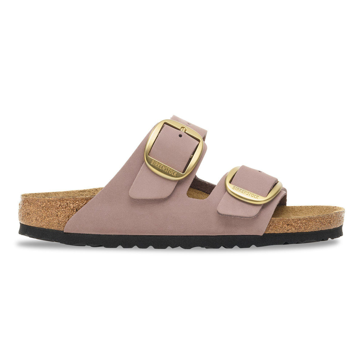 Arizona Big Buckle Nubuck Leather in Color Faded Purple | Birkenstock