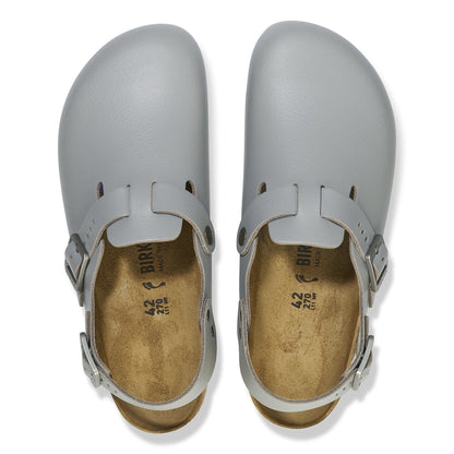 Tokio Pro Natural Coated Leather in Color Gun Metal | Birkenstock