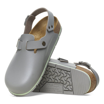 Tokio Pro Natural Coated Leather in Color Gun Metal | Birkenstock