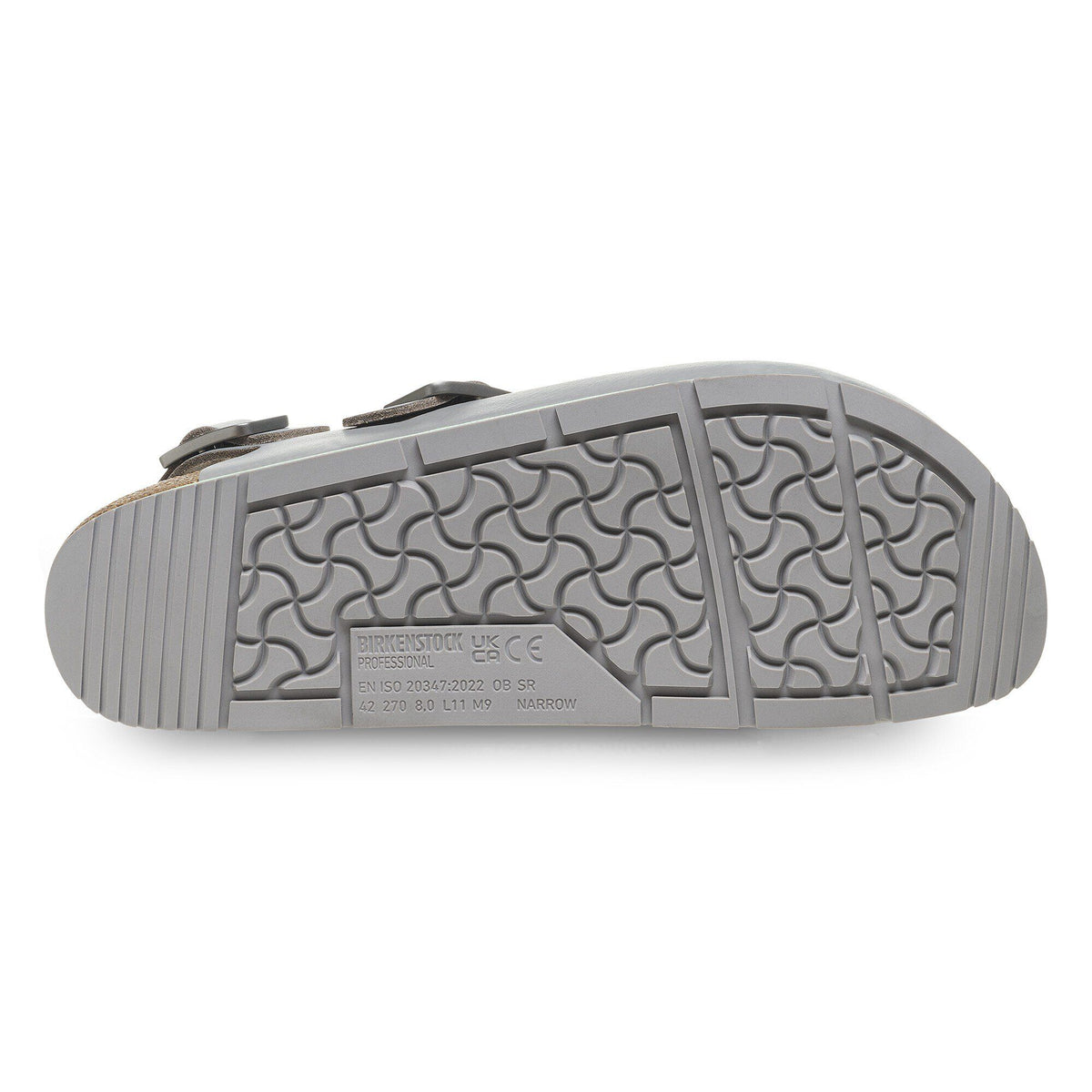 Tokio Pro Natural Coated Leather in Color Gun Metal | Birkenstock