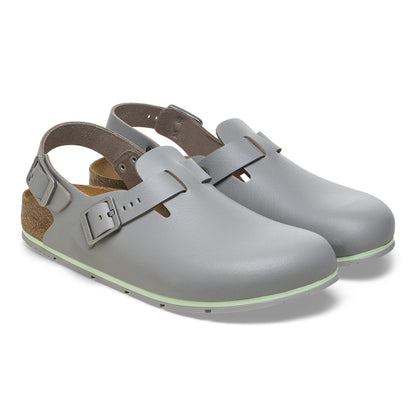 Tokio Pro Natural Coated Leather in Color Gun Metal | Birkenstock