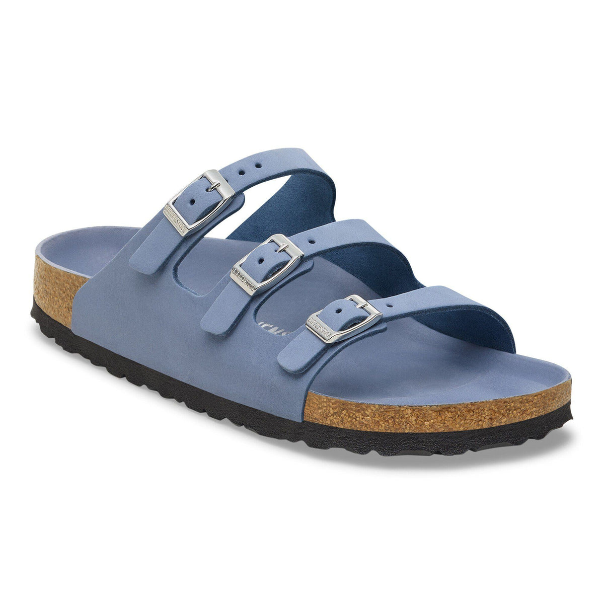 Florida Nubuck Leather in Color Stone Blue | Birkenstock