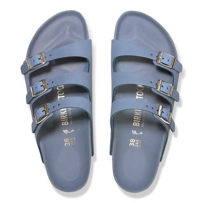 Florida Nubuck Leather in Color Stone Blue | Birkenstock