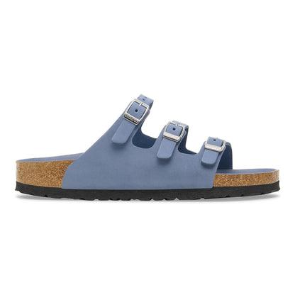 Florida Nubuck Leather in Color Stone Blue | Birkenstock