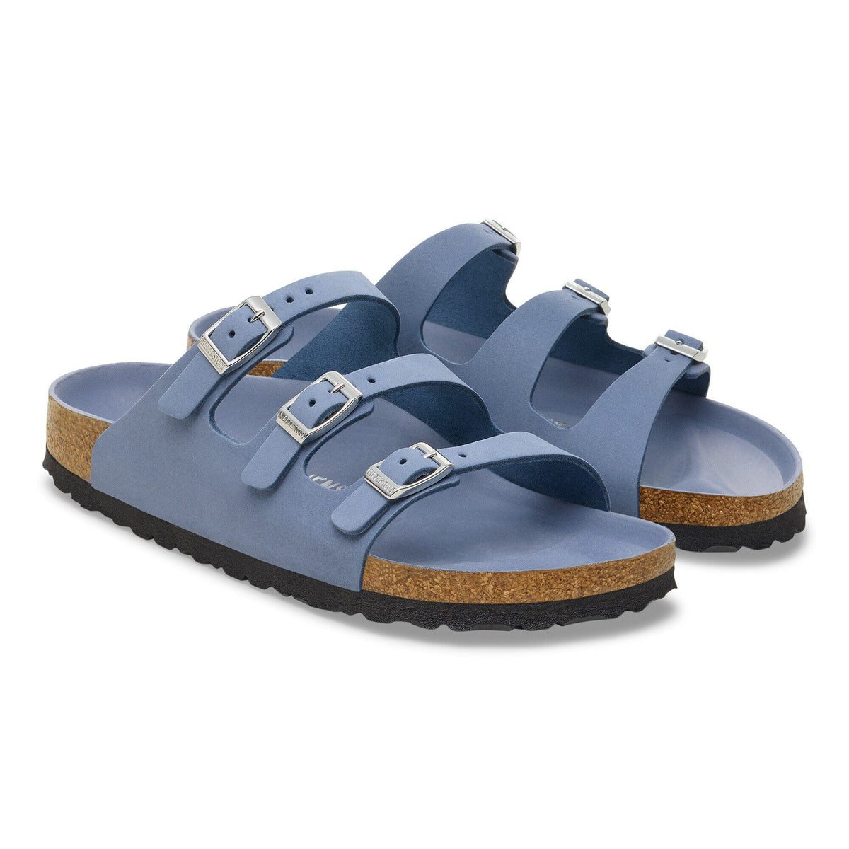 Florida Nubuck Leather in Color Stone Blue | Birkenstock
