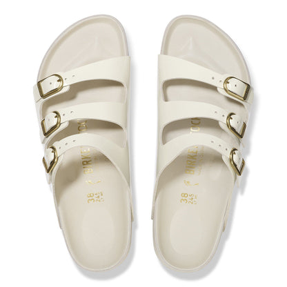 Florida Exquisite Natural Leather Patent in Color High Shine Ecru | Birkenstock