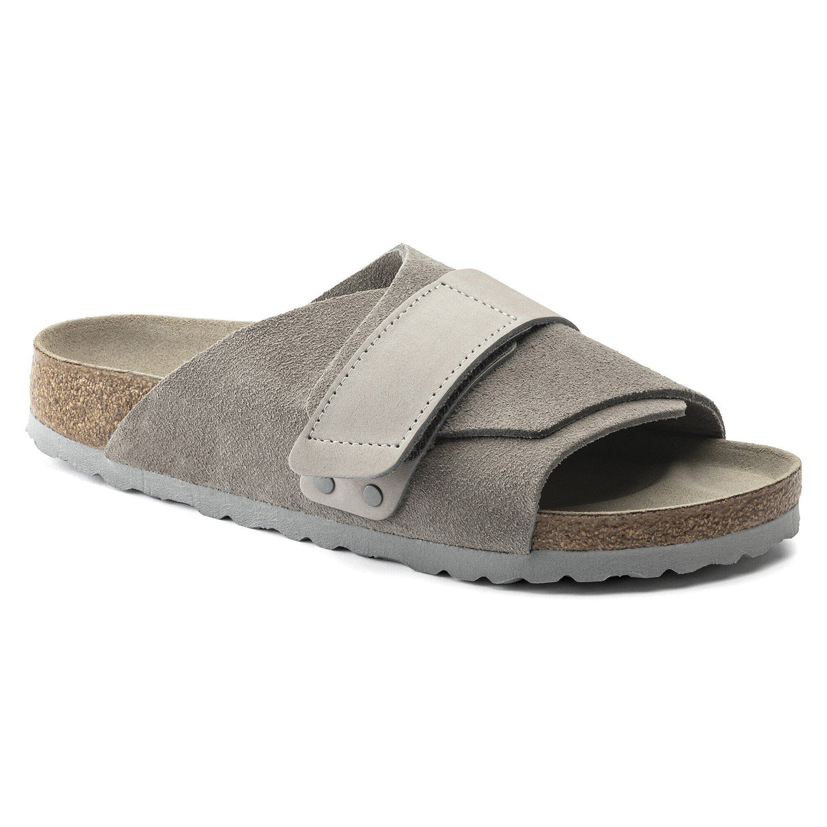 Kyoto Nubuck-Suede Leather in Color Stone Coin | Birkenstock