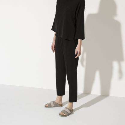 Kyoto Nubuck-Suede Leather in Color Stone Coin | Birkenstock