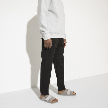 Kyoto Nubuck-Suede Leather in Color Stone Coin | Birkenstock
