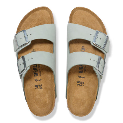 Arizona Nubuck Leather in Color Pure Sage | Birkenstock