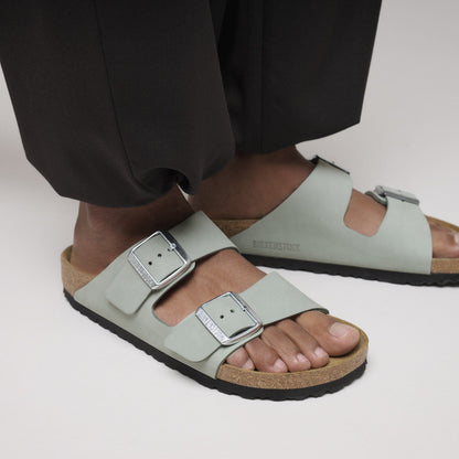 Arizona Nubuck Leather in Color Pure Sage | Birkenstock