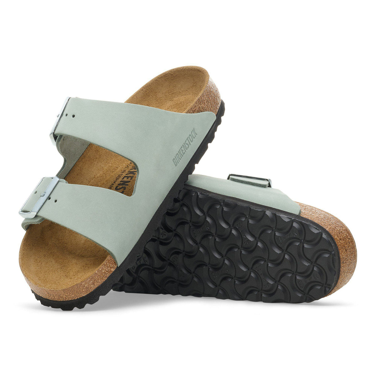 Arizona Nubuck Leather in Color Pure Sage | Birkenstock