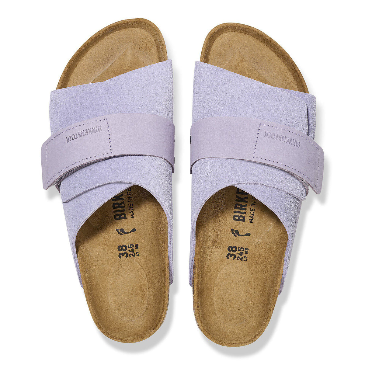 Kyoto Nubuck-Suede Leather in Color Purple Fog | Birkenstock