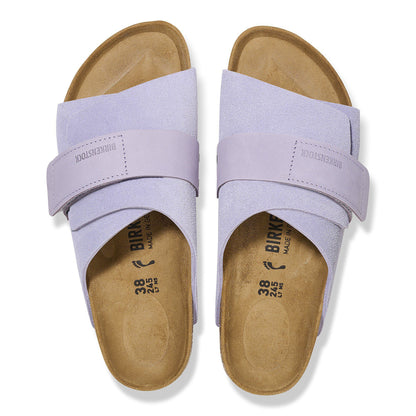 Kyoto Nubuck-Suede Leather in Color Purple Fog | Birkenstock
