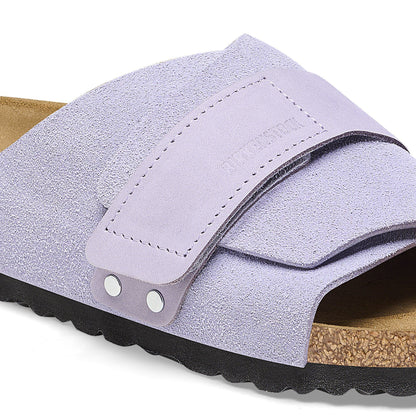 Kyoto Nubuck-Suede Leather in Color Purple Fog | Birkenstock