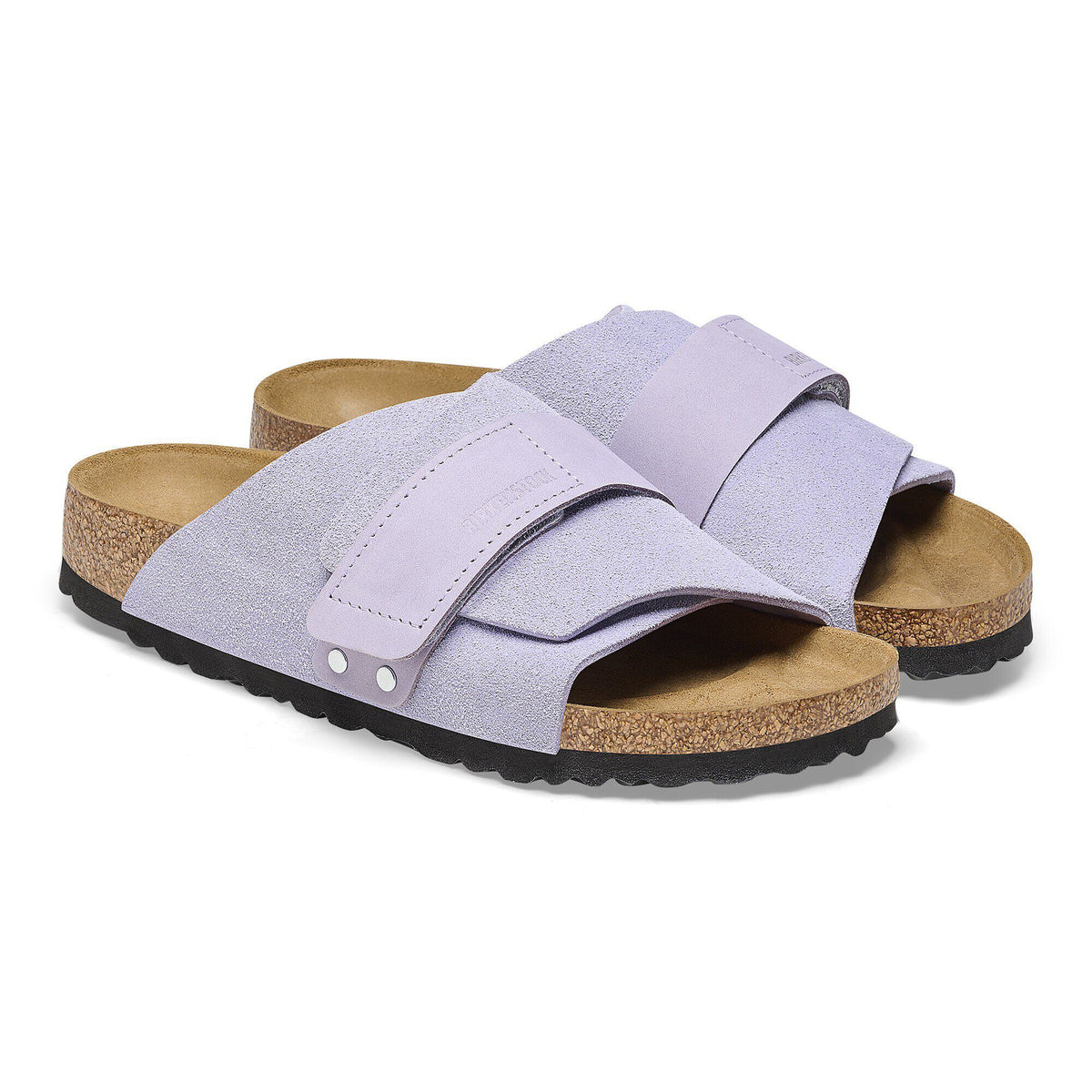 Kyoto Nubuck-Suede Leather in Color Purple Fog | Birkenstock